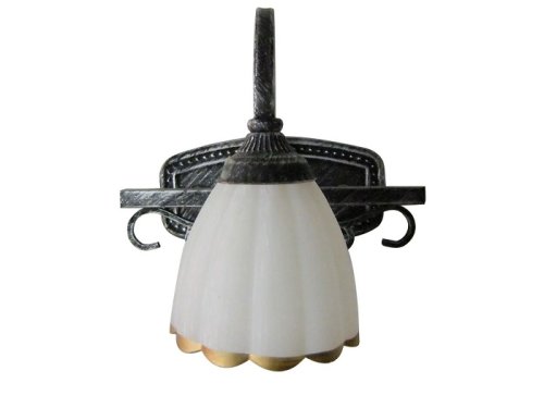 Бра однорожковая Мелодия Света Е27 220В Черная картинка 